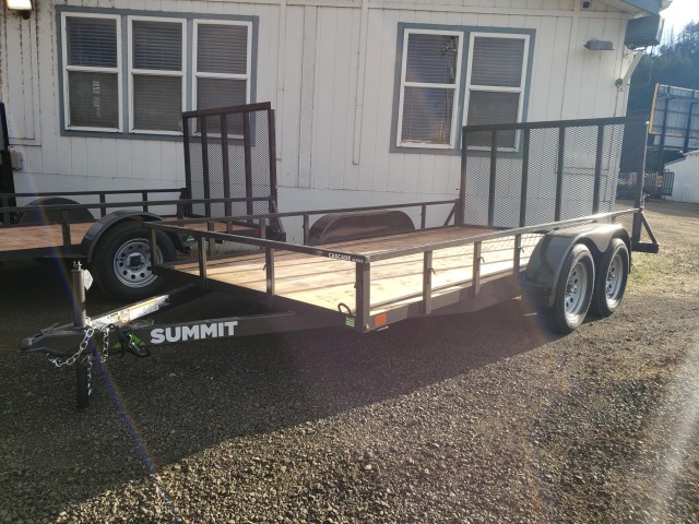 Trailer Station USA Summit Model CFH714TA2-R Category: Utility GVWR: 7000 Payload: 5402